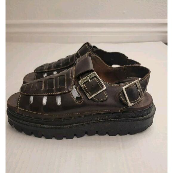 Sketchers Womens Size 10 Vintage 90s Jammers Sandals Tough Shoes Chunky Platform - Picture 1 of 11